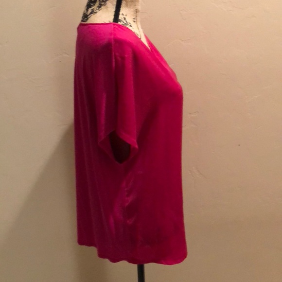 **LAST CHANCE** Pink Tee with Dolman-like Sleeves - Picture 3 of 4
